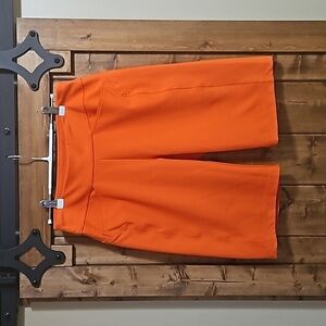 Tail Flamenco Orange 11" Golf Shorts Size 6 NWOT
